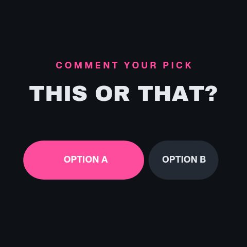 This Or That animation preview