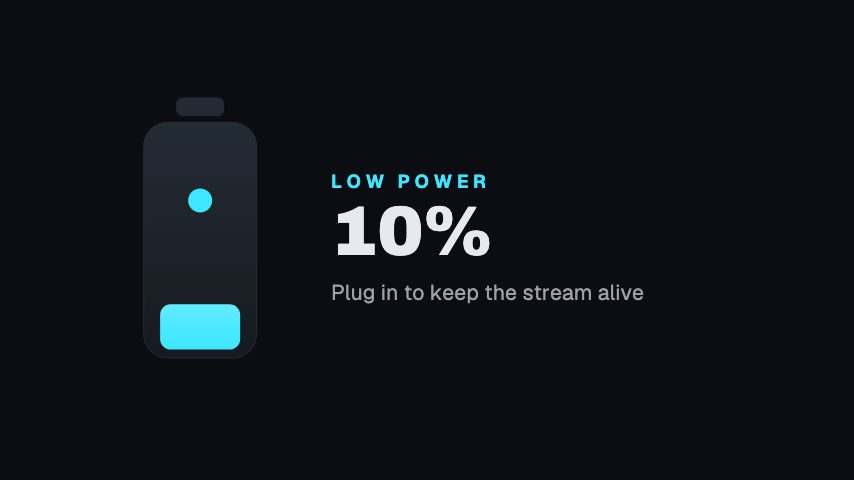 Battery Low animation preview