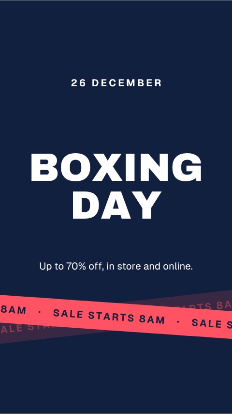 Boxing Day Sale Banner animation preview