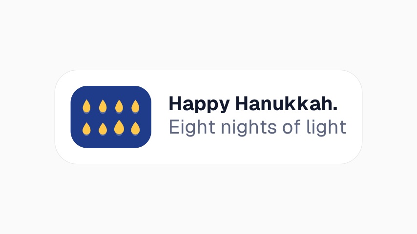 Happy Hanukkah Overlay animation preview