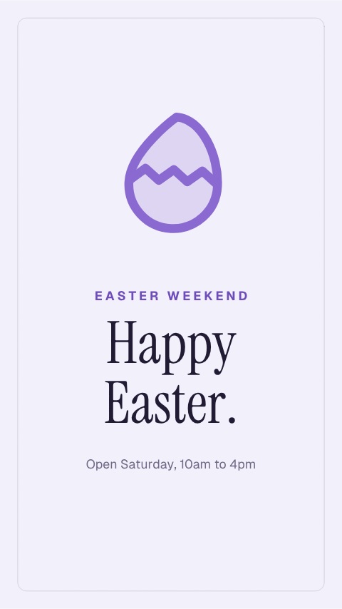 Happy Easter Card animation preview