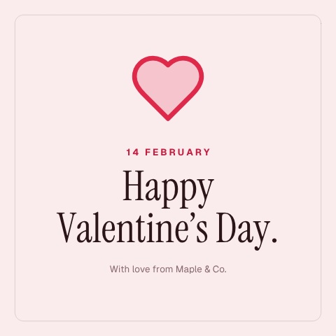 Valentine's Day Greeting Card animation preview
