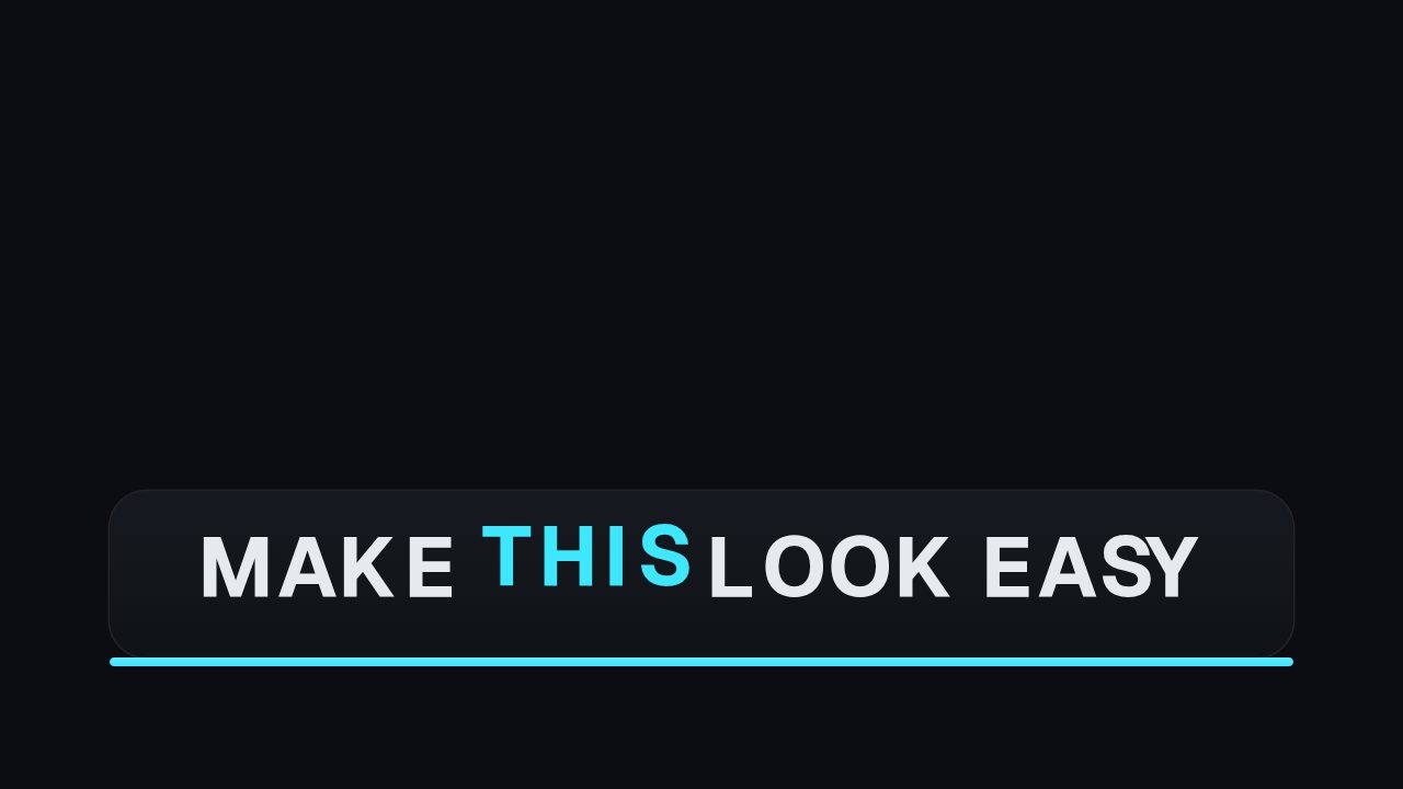 Caption Bar animation preview