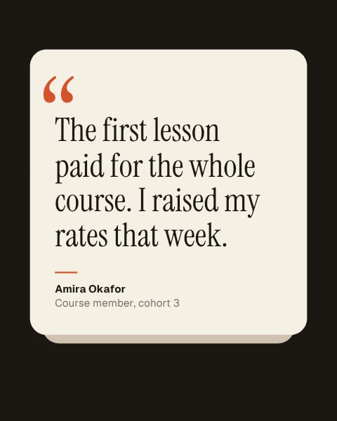 Serif Pull Quote Card animation preview