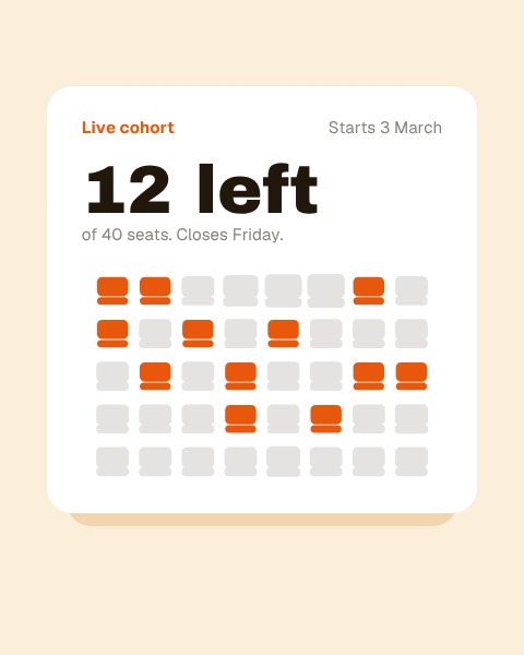Seats Left Grid animation preview