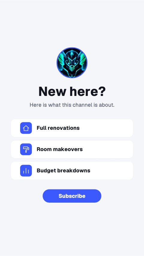New Here? animation preview