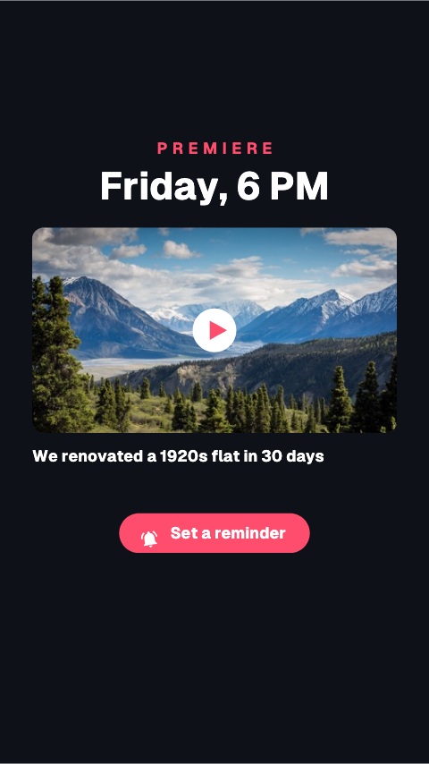 Premiere Reminder animation preview