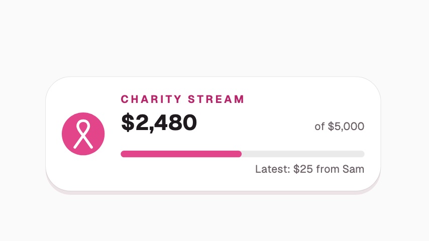 Charity Goal animation preview