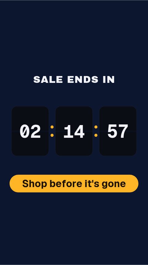 Flip Clock Countdown animation preview