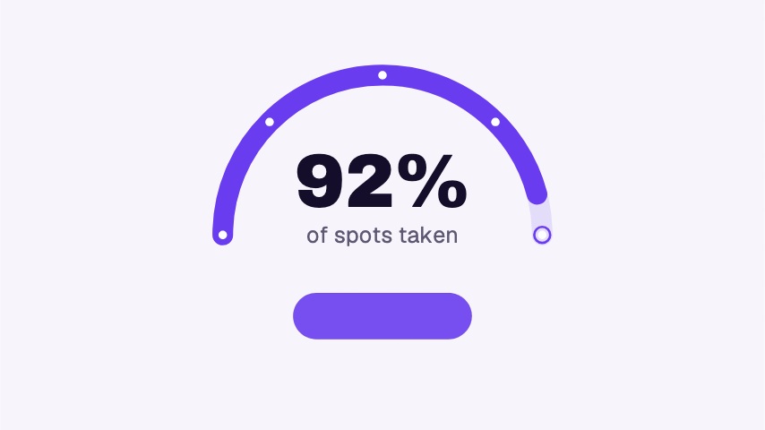Gauge Urgency CTA animation preview