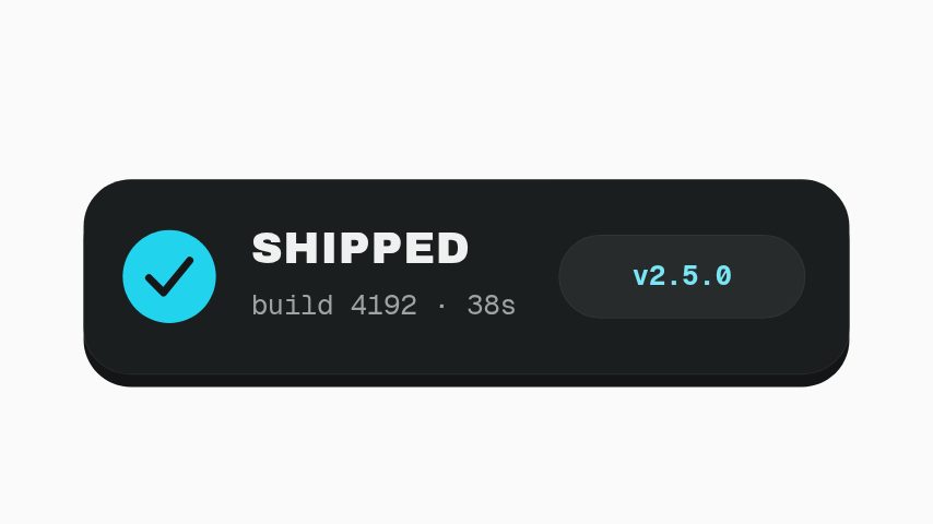 Deploy Shipped animation preview
