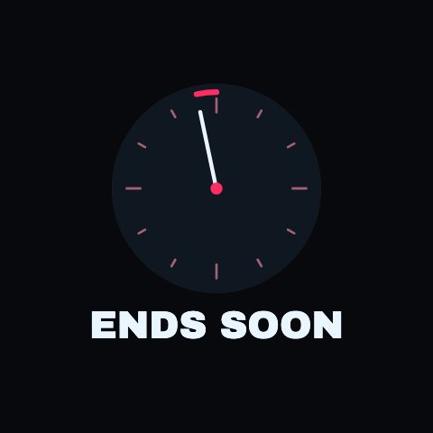 Ends Soon Clock animation preview
