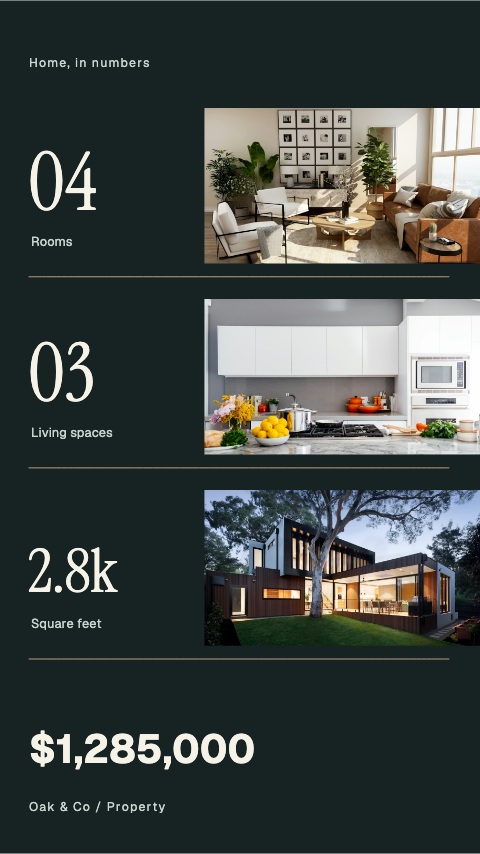Home in numbers animation preview