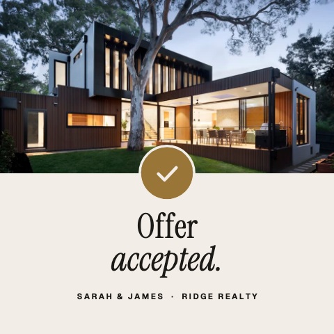 Offer Accepted animation preview