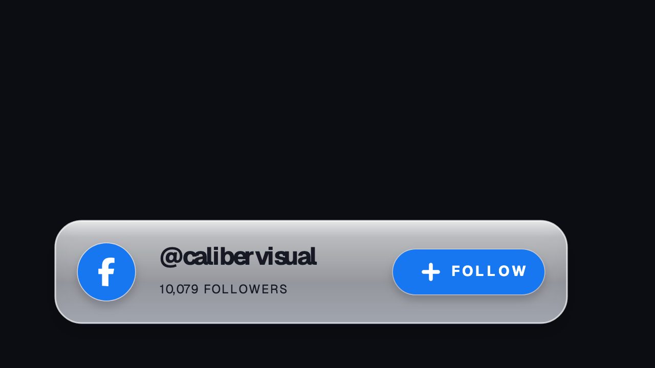 Facebook Follow (Lower Third) animation preview