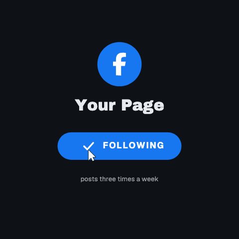 Facebook Follow Square animation preview