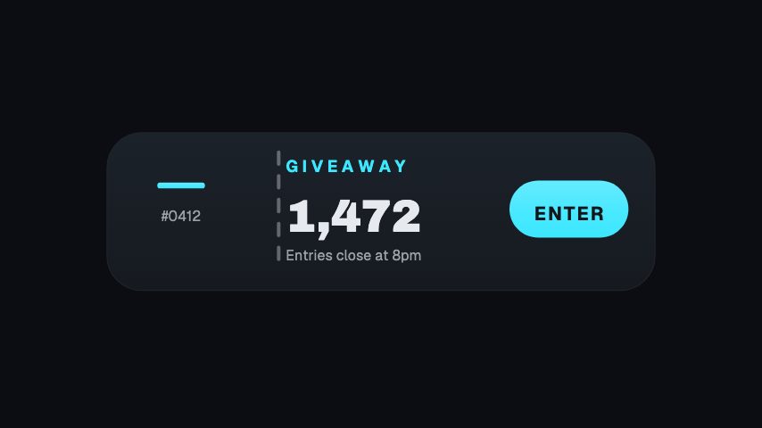 Giveaway Entry animation preview