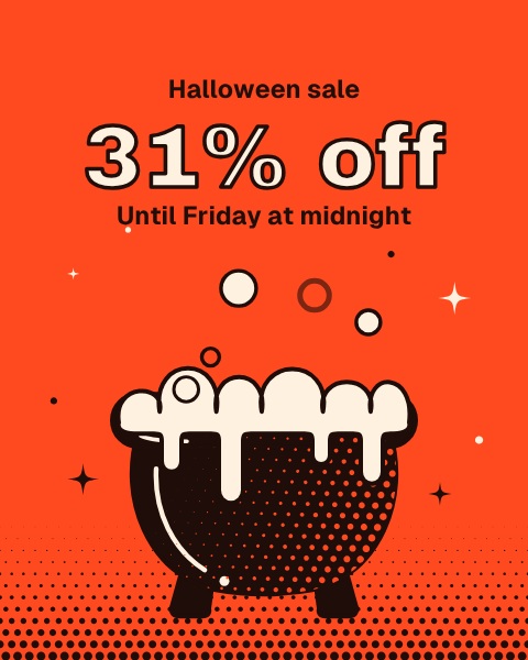 Halloween Sale Post animation preview