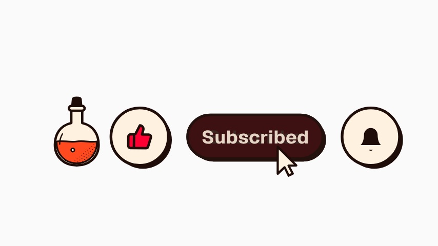Potion Halloween YouTube Like, Subscribe and Bell animation preview