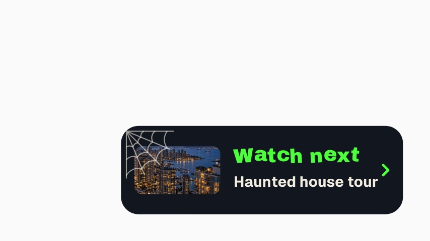 Neon Halloween YouTube Watch Next animation preview