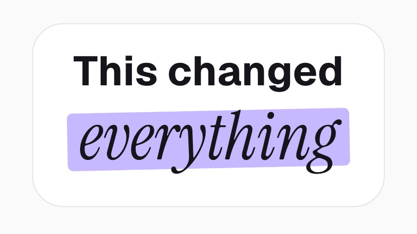 This Changed Everything Highlighter Hook Overlay animation preview