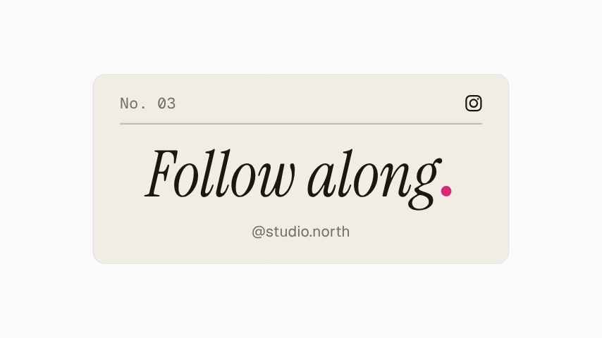 Editorial Follow animation preview