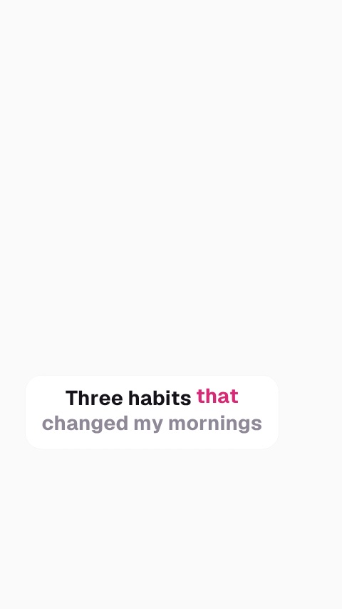 Instagram Reel Karaoke Caption animation preview