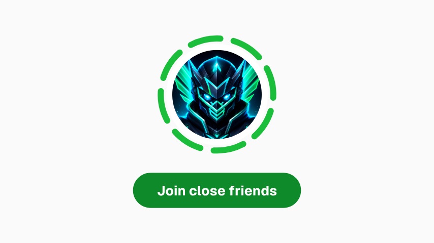 Ring Close Friends animation preview