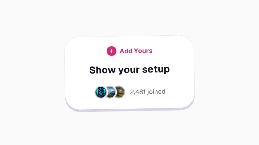Story Sticker Add Yours animation preview