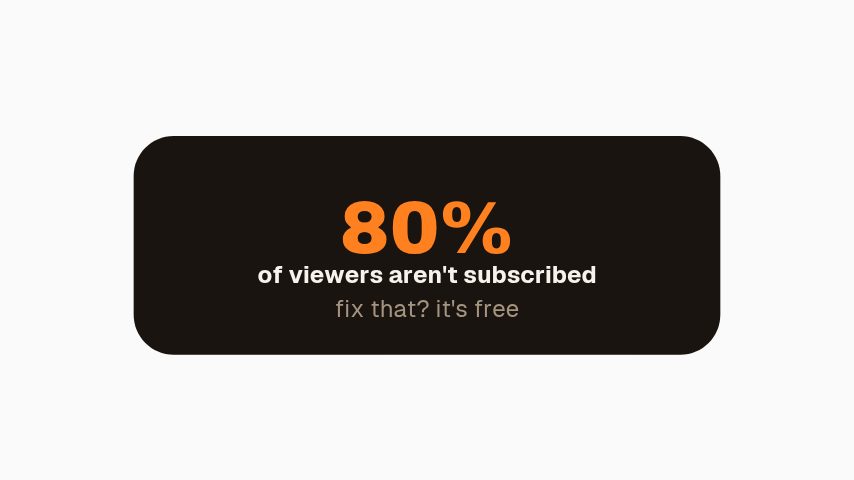 Subscribe Percent animation preview