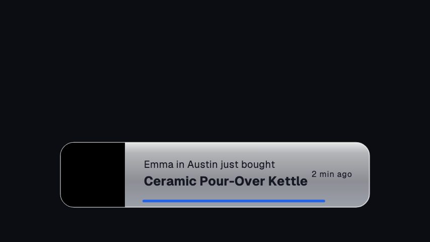 Just Bought animation preview