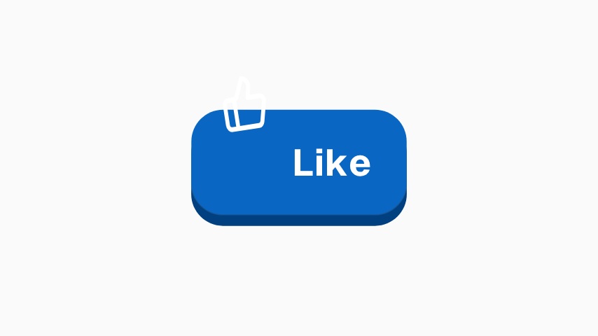 Bouncy LinkedIn Like Animation animation preview