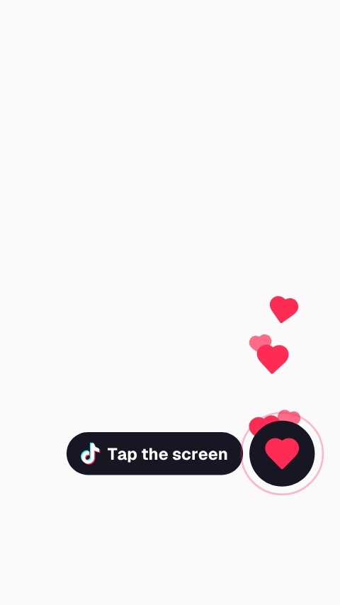 Floating TikTok Like Animation animation preview