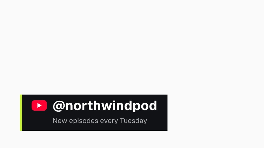 YouTube Handle Lower Third animation preview