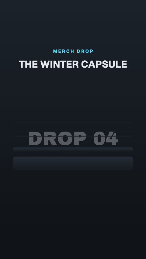Merch Drop animation preview