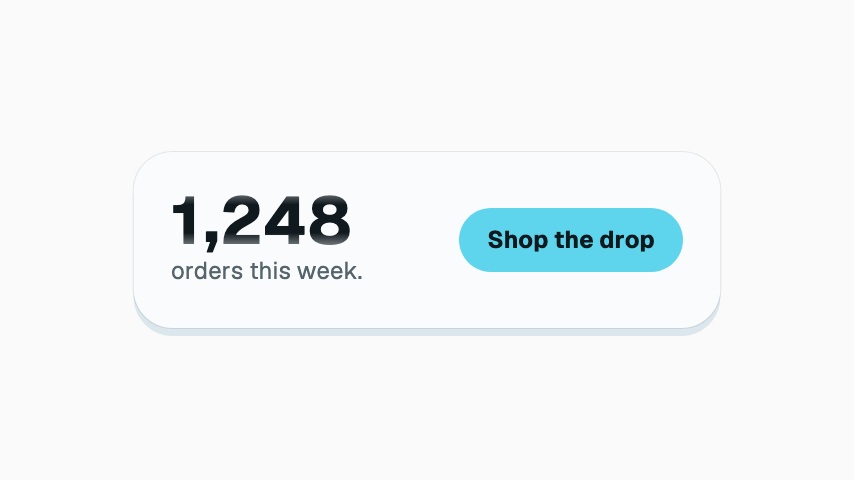 Order Odometer animation preview