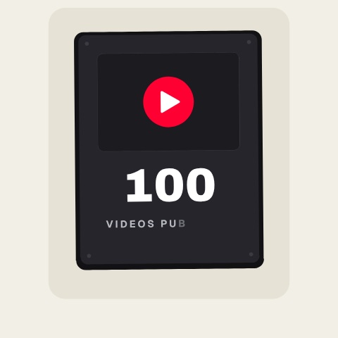 100th Video Celebration animation preview