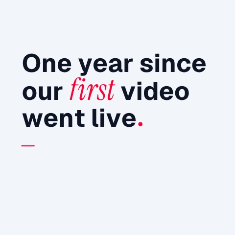 First Video Anniversary animation preview