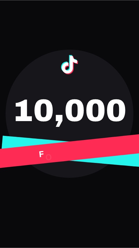 TikTok 10K Followers Celebration animation preview