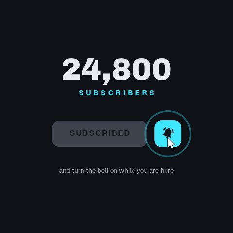 Subscribe And Bell animation preview