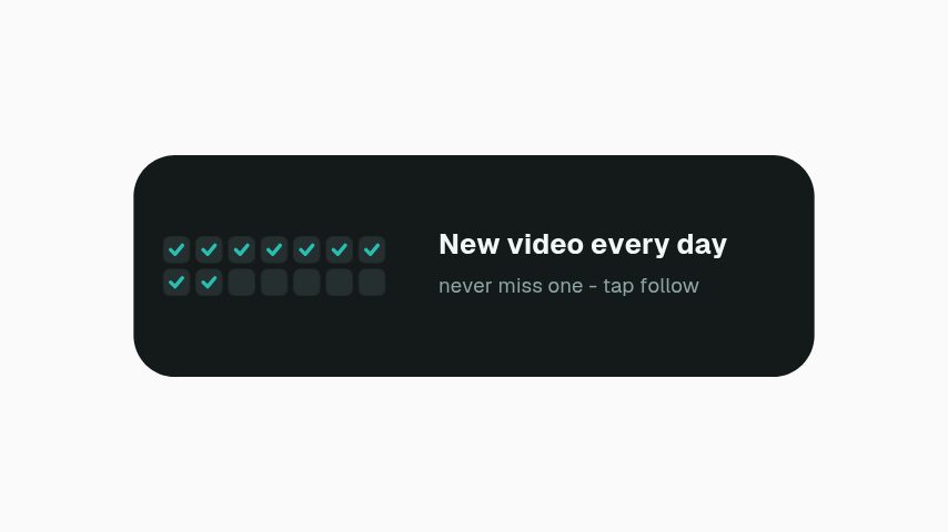 Daily Upload Promise animation preview