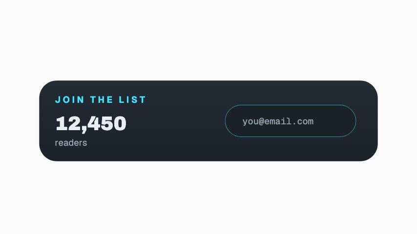 Join The List animation preview