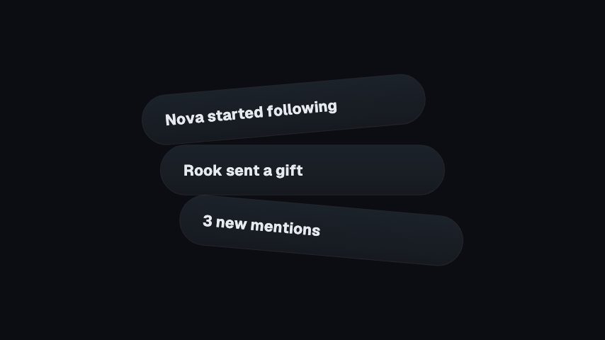 Notification Group animation preview