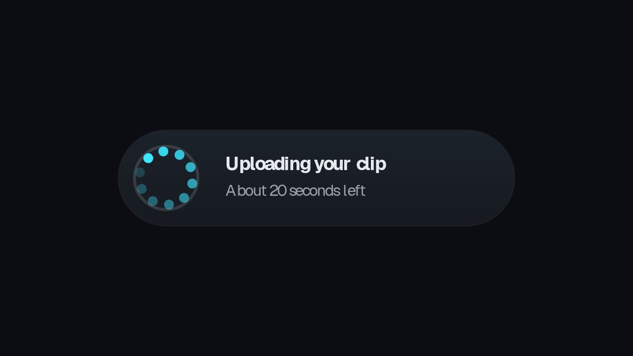 Orbit Loader animation preview