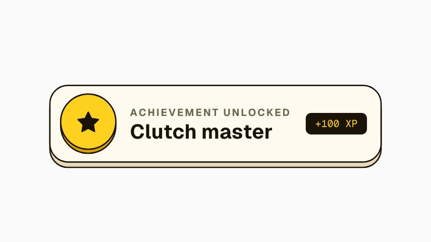 Achievement Unlocked Toast animation preview