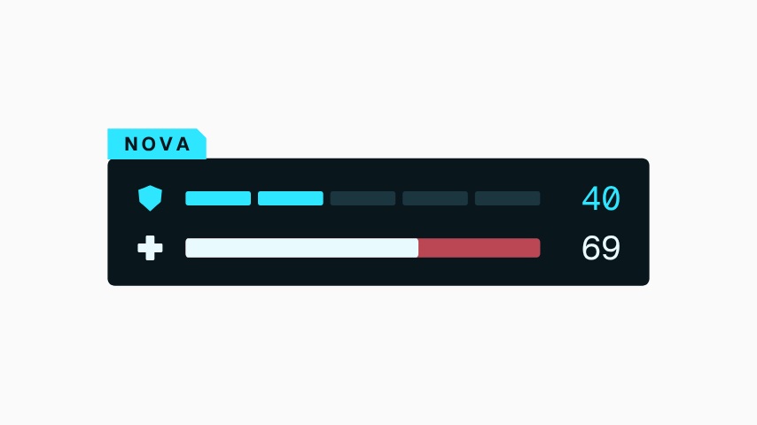 Health and Shield Bar animation preview