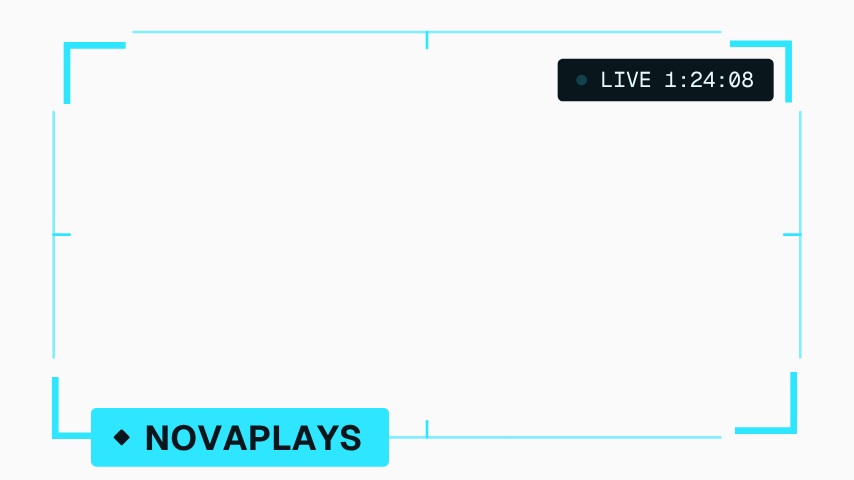 Webcam Frame Tactical HUD animation preview