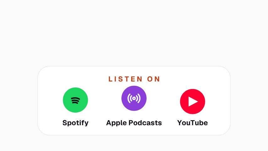 Listen On Podcast Platforms animation preview