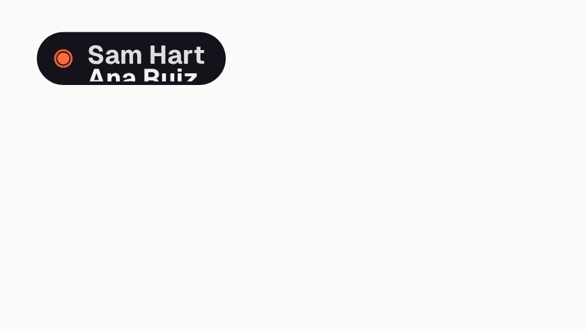 Podcast Speaker Name Badge animation preview