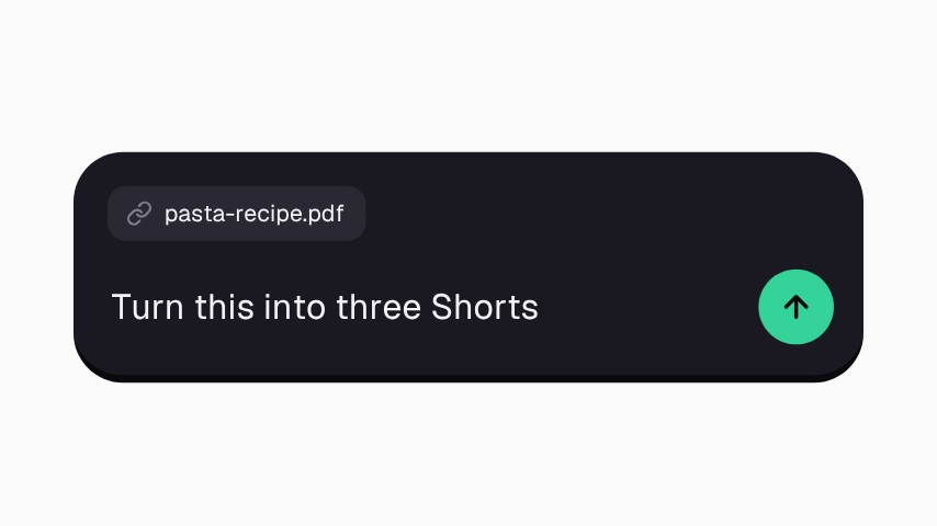 Prompt Animation Dark With Attachment animation preview